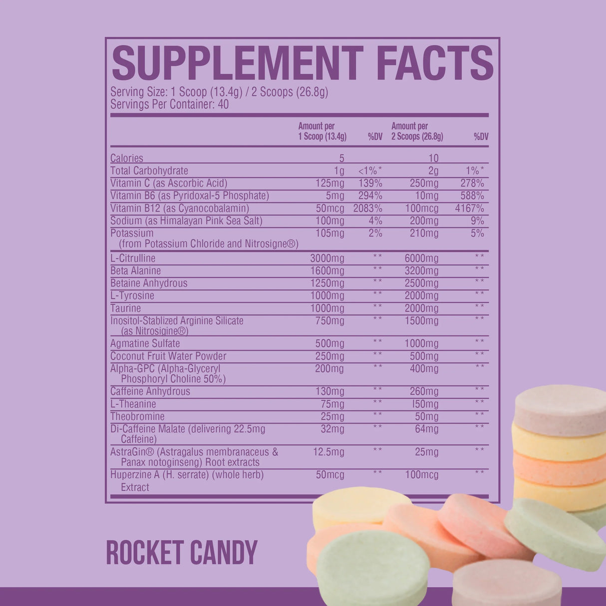 Raw Nutrition - CBUM Thavage Pre-workout, Rocket Candy