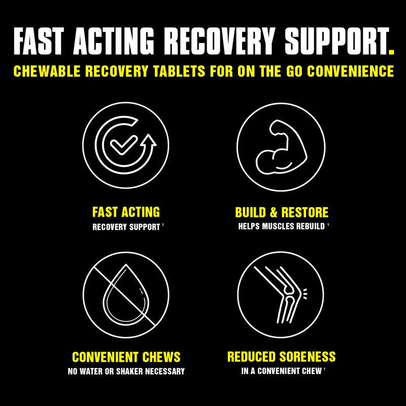 Universal Nutrition Animal Recover & Restore Tropical Mango 120 Chewable Tabs