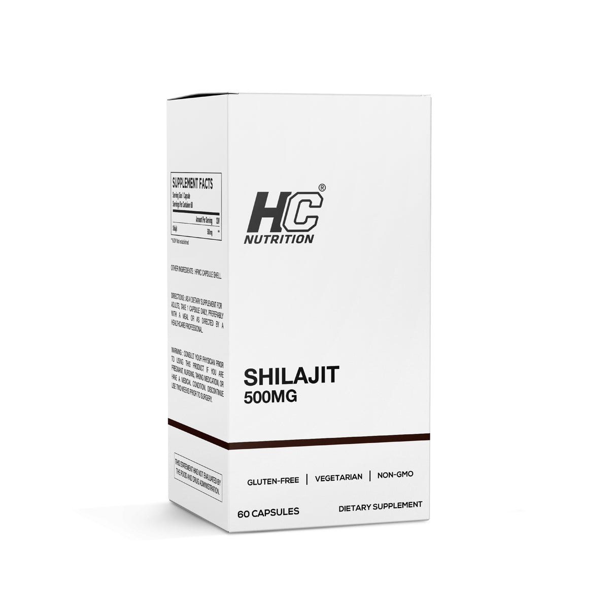 HC Nutrition Shilajit 500mg 60 Capsules