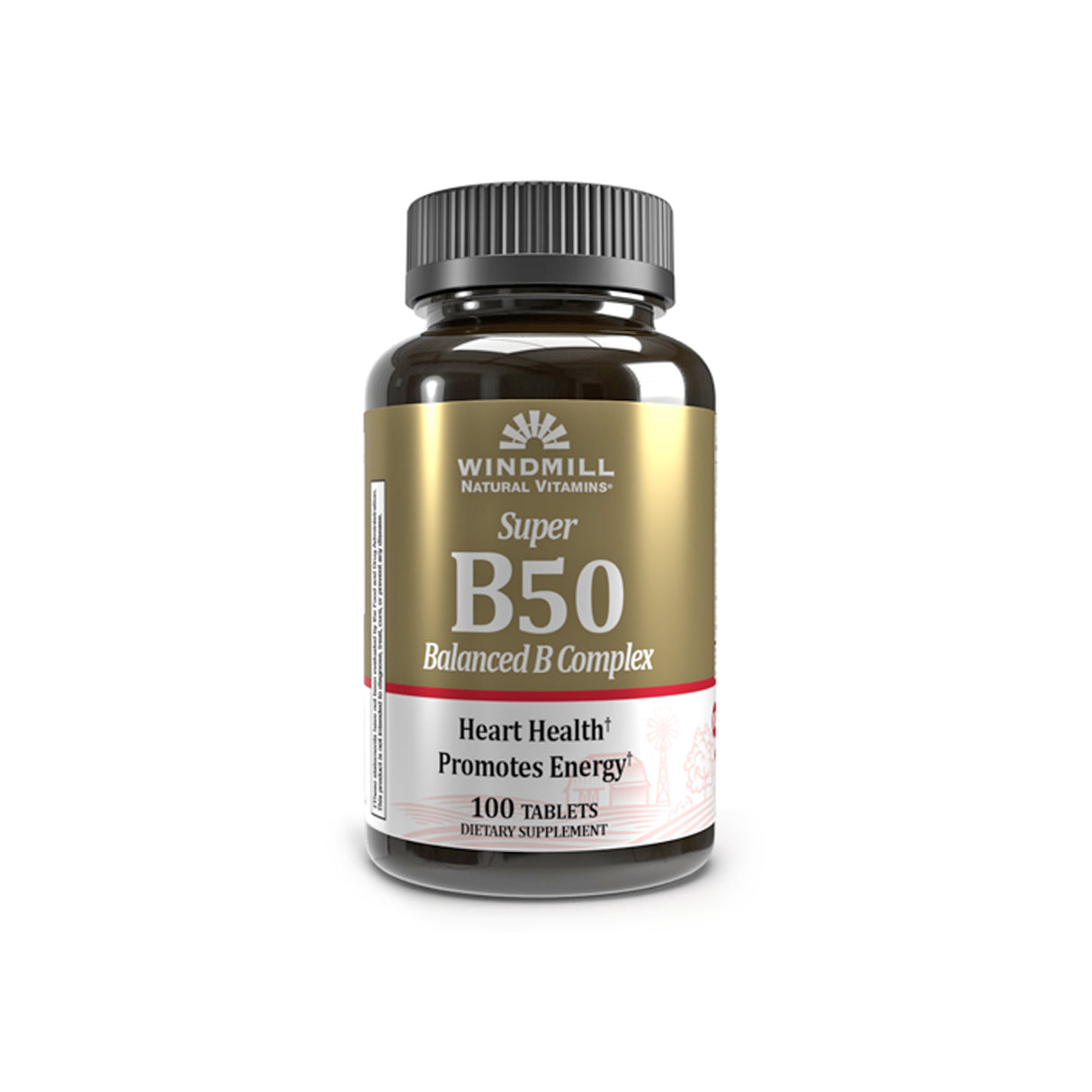 Windmill® Super B-50 (Balanced B Complex) 60 Tablets