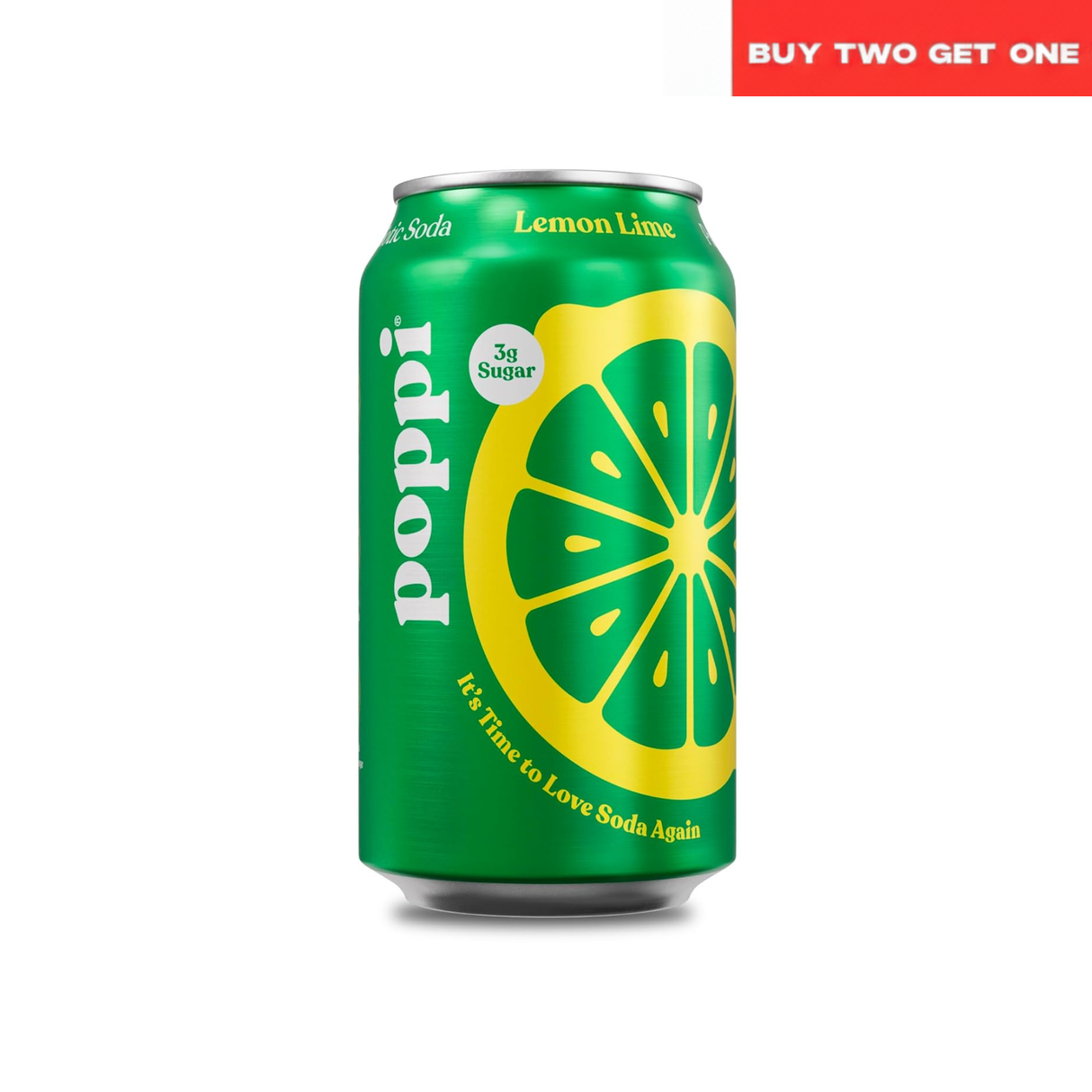 Poppi Lemon Lime Prebiotic Soda (355ml) Ramadan Deal - Klouds