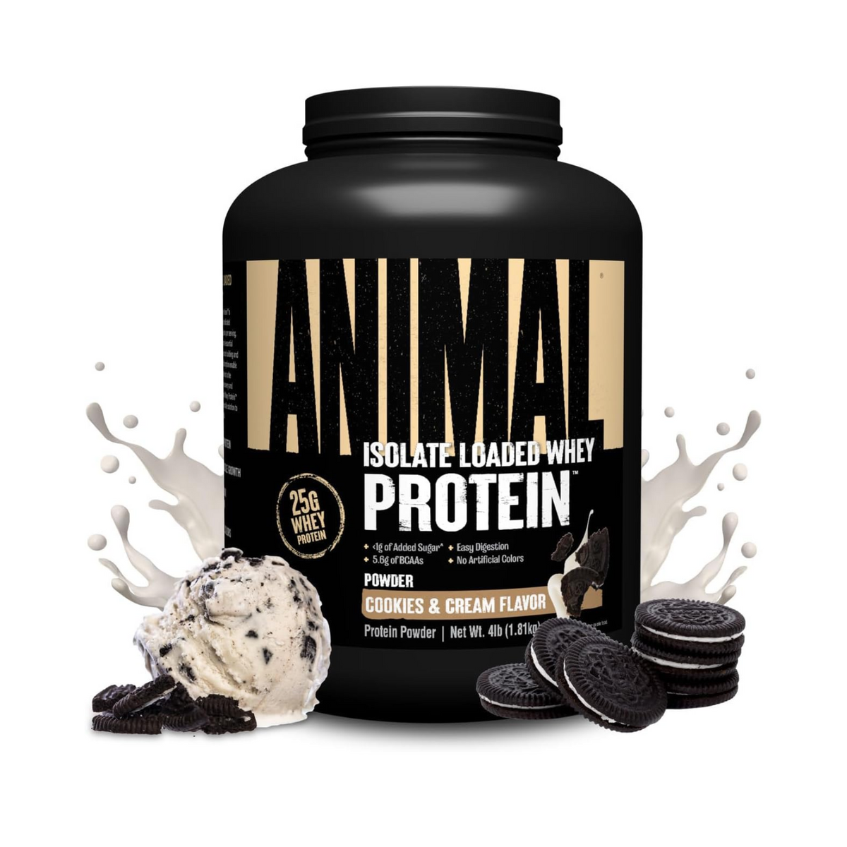 UN Animal 100% Isolate loaded Whey 4 lbs.
