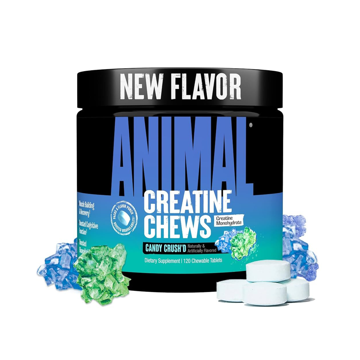 Animal Creatine Performance Chew Tabs 120 - Universal Nutrition