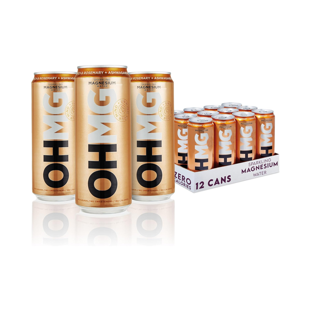 OHMG Magnesium Water Sparkling Relaxation Drink 330 ml