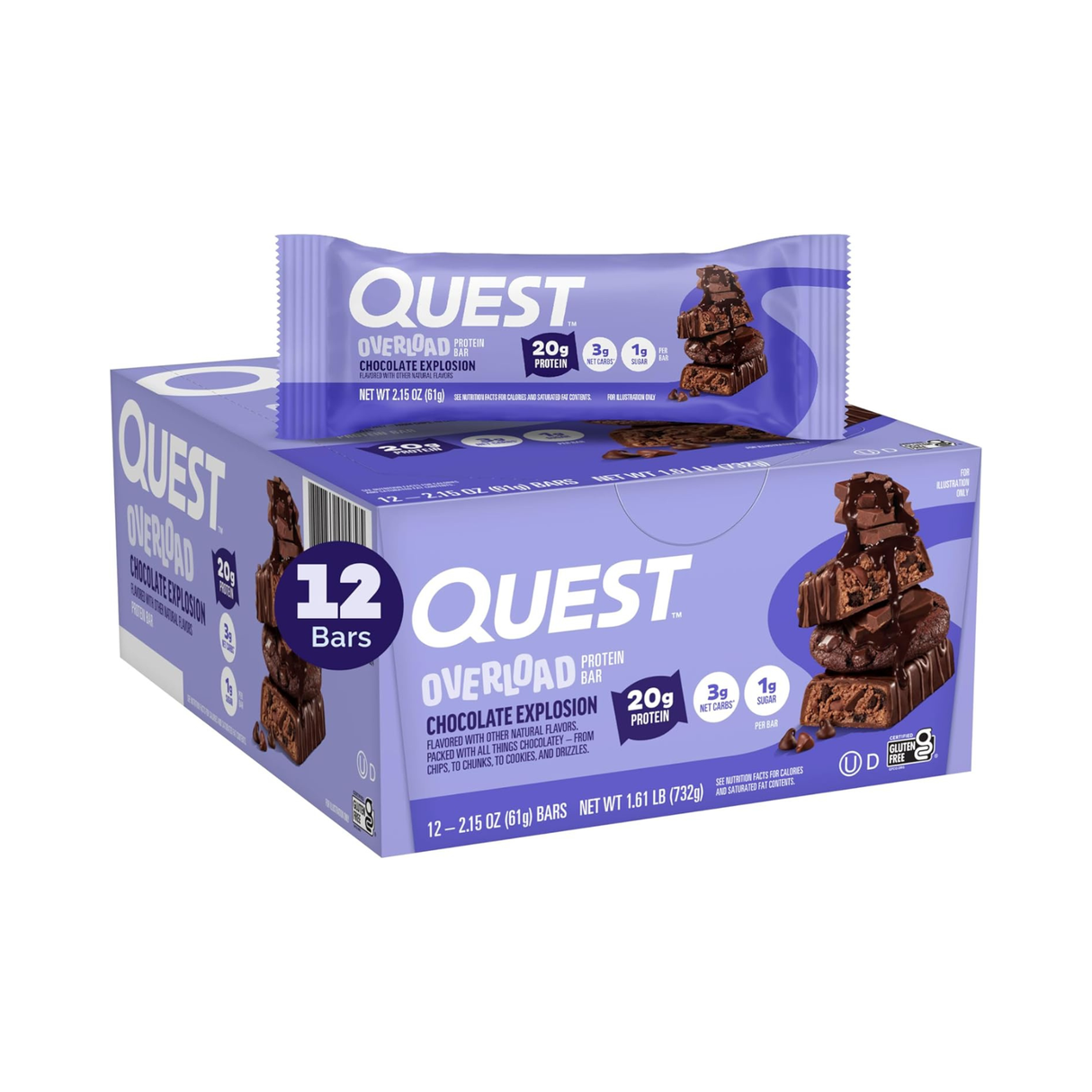 Quest Overloaded Protein Bar 63g