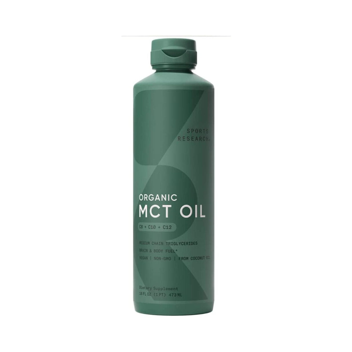 Sports Research Premium MCT Oil from Organic Coconuts Unflavored - 473ml