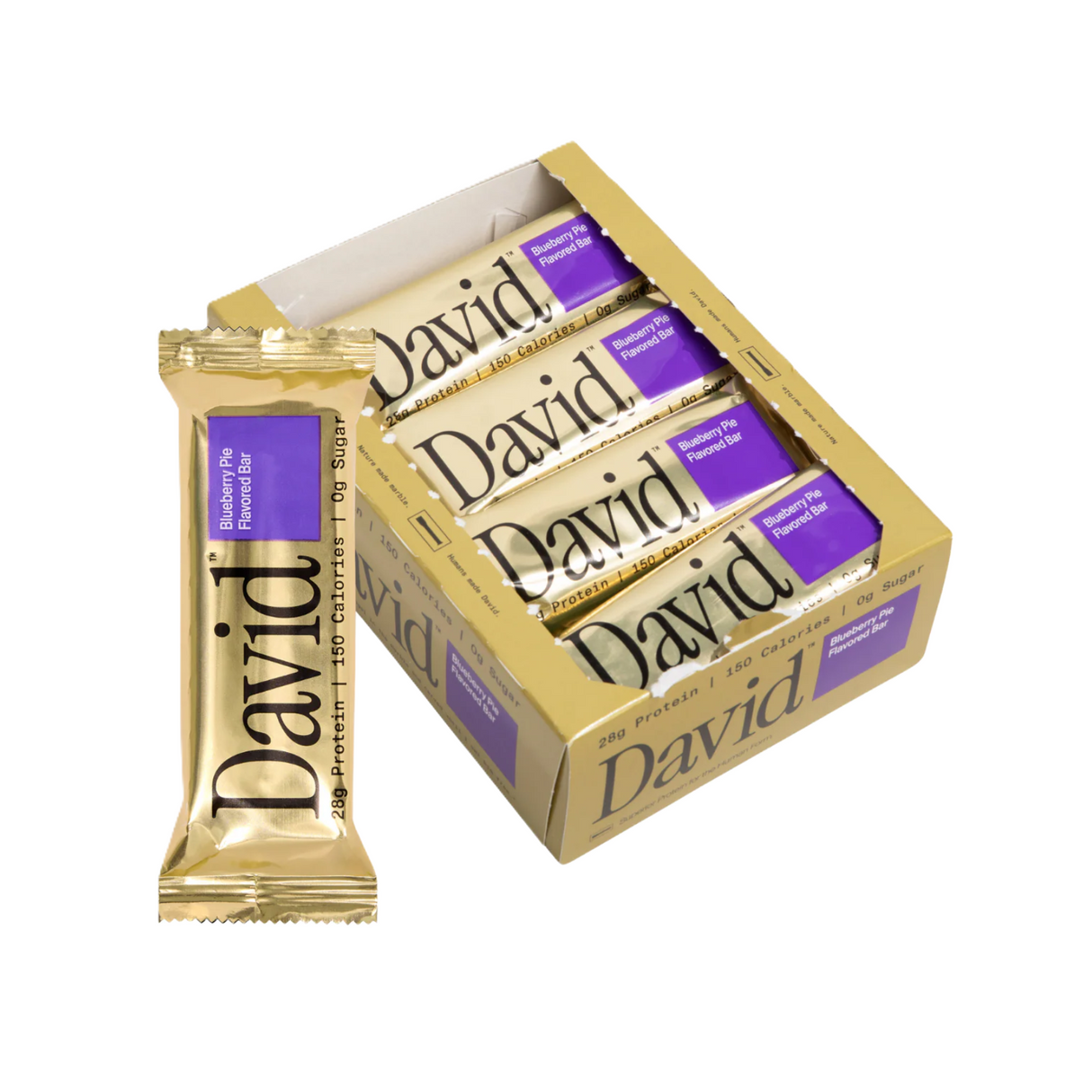 David High Protein Bars No Sugar 28 g Protein Box of 12