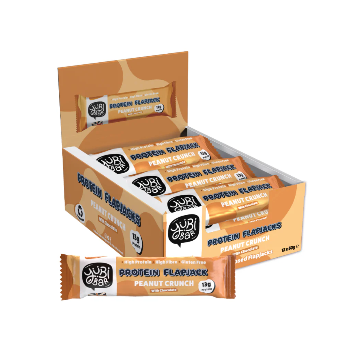 Yubi Bar Protein Bar 10g Protein Gluten Free 99 Calories Box of 12