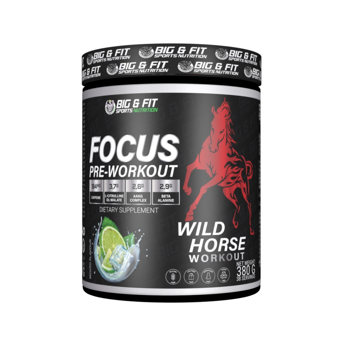 Big & Fit Focus Pre-Workout  380 g