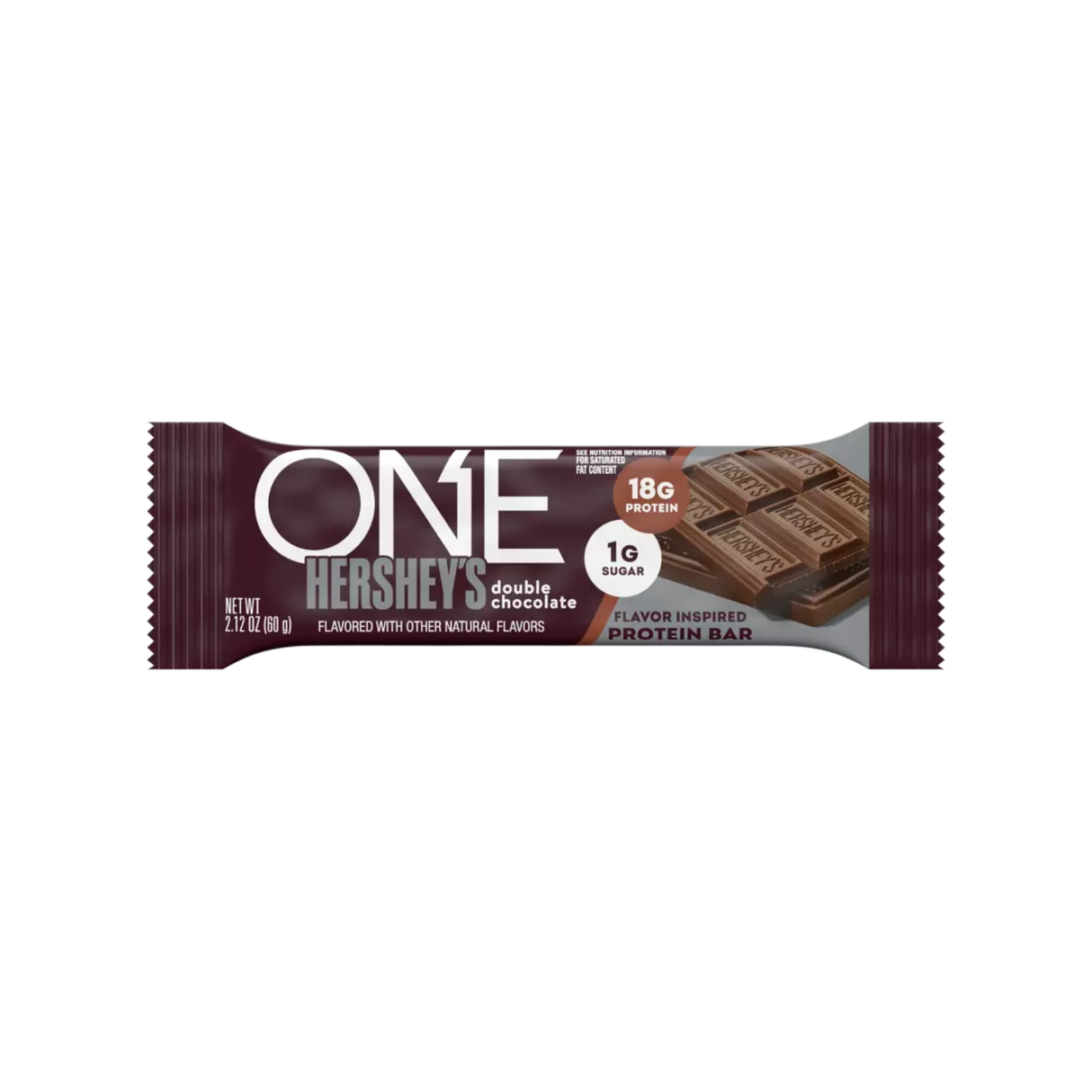 One Hershey Protein Bar Double Chocolate 60g