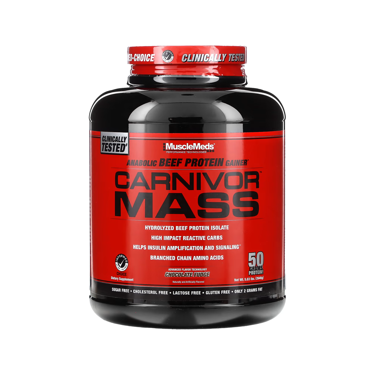 MuscleMeds Carnivor Mass Anabolic Beef Protein Gainer 5.83 lbs
