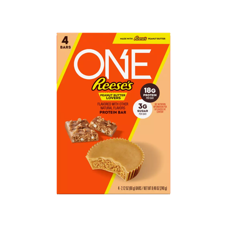 One Reeses Protein Bar Peanut Butter Lovers 60g