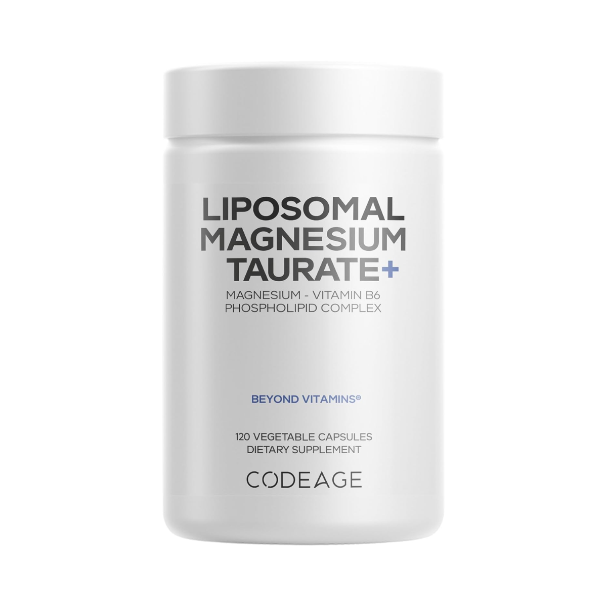 Liposomal Magnesium Taurate+ 120 Vegetable Capsules