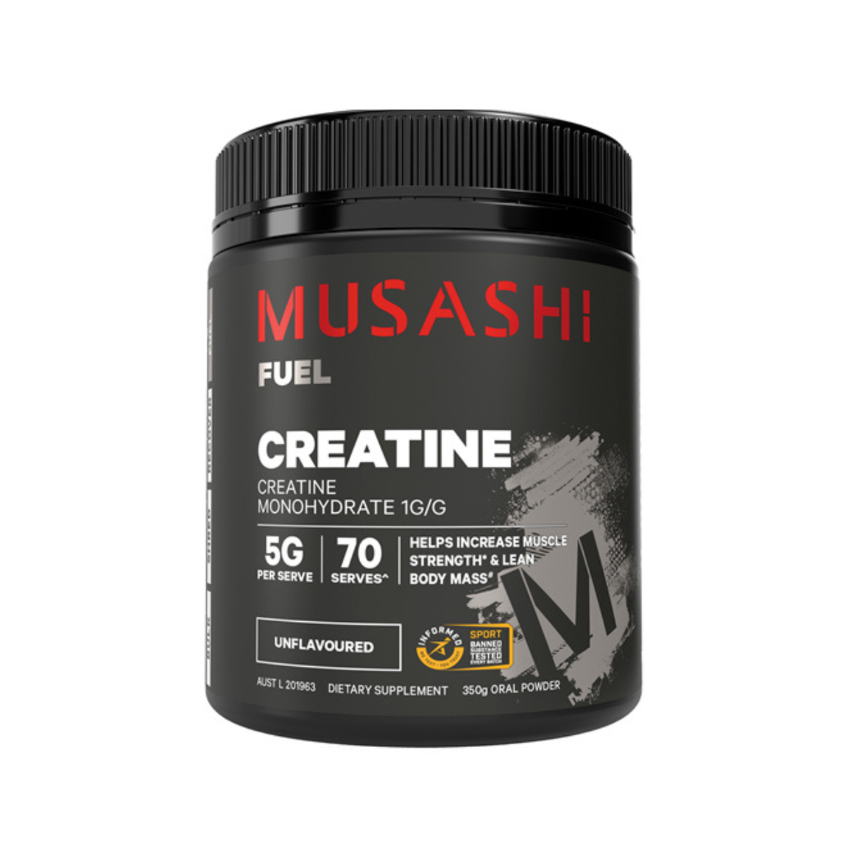 Musashi Creatine Unflavoured 350g
