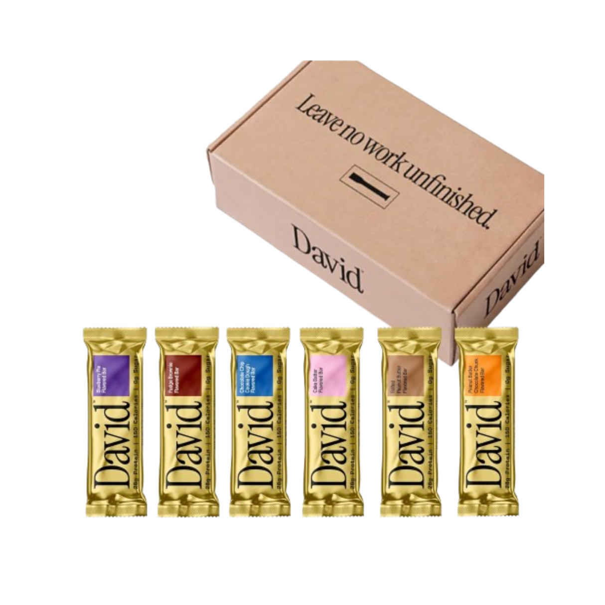 David bar Assorted Pack of 6