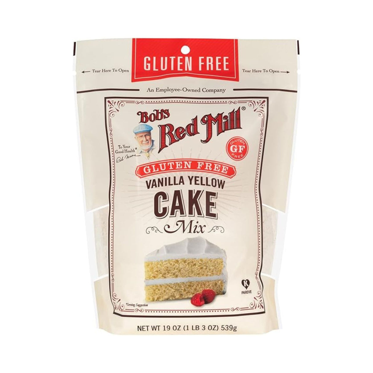 Bob’s Red Mill Gluten-Free Vanilla Yellow Cake Mix 539g
