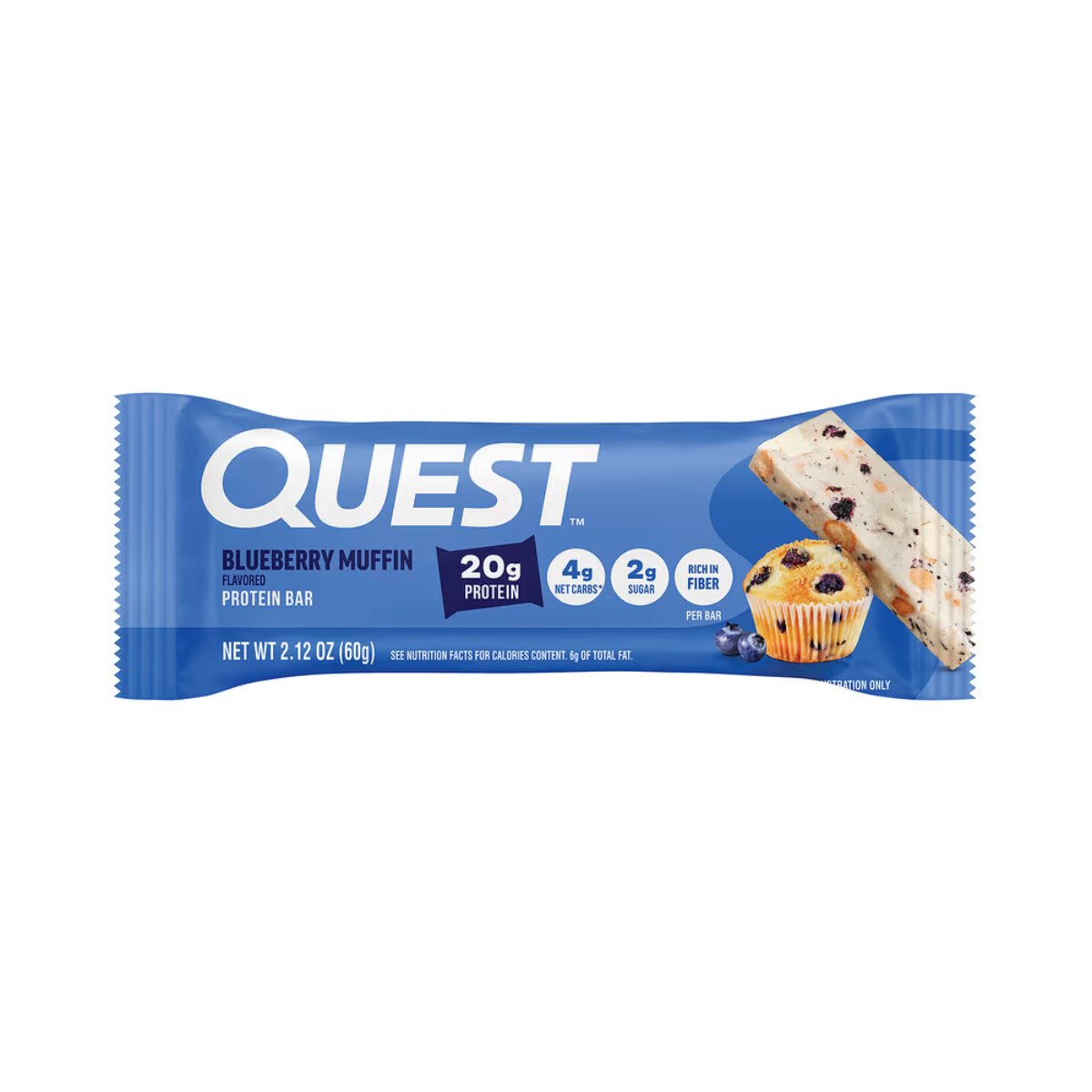 Quest Protein Bar Blueberry Muffin  Protein Bar 60g