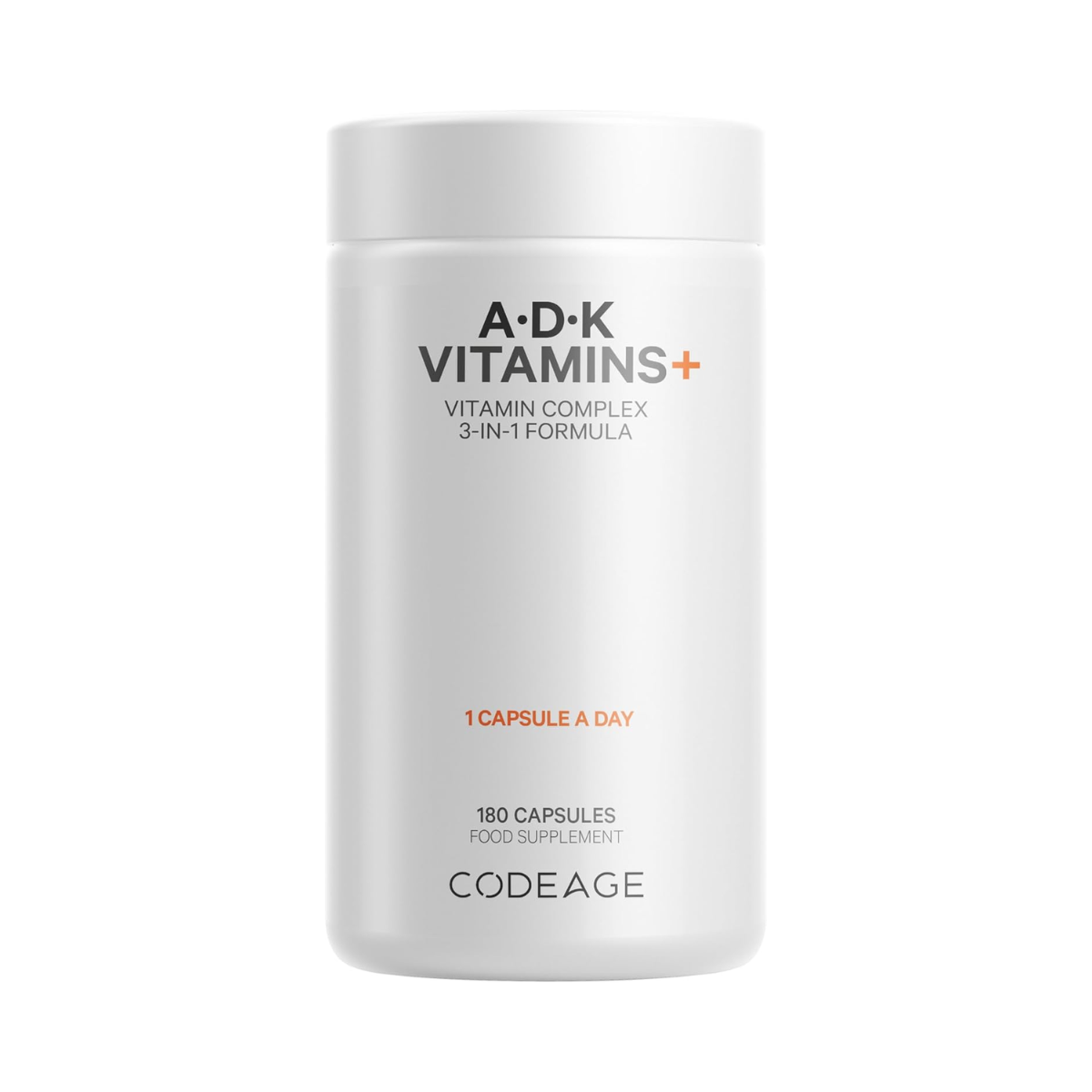 Codeage ADK Vitamins 180 Capsules