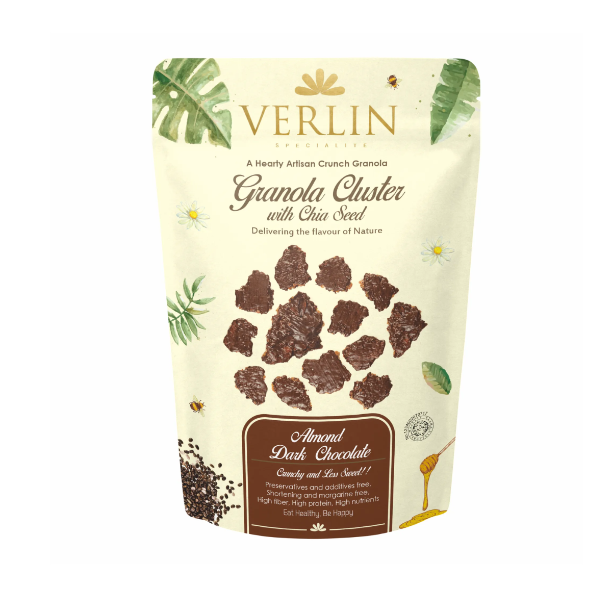 Verlin Granola Cluster with Chia Seed 150 g