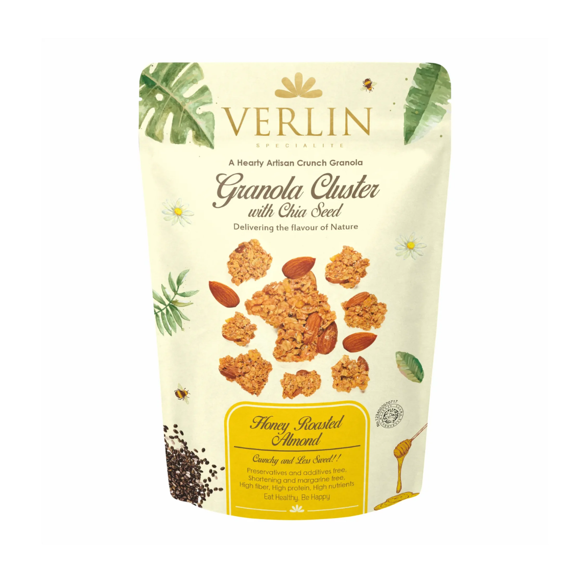 Verlin Granola Cluster with Chia Seed 150 g