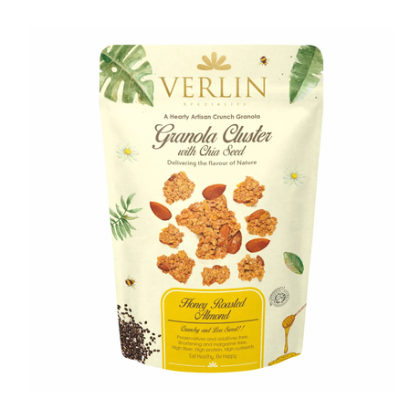 Verlin Granola Cluster with Chia Seed 150 g