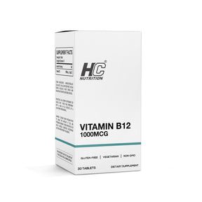 HC Nutrition Vitamin B12 1000 MCG | 30 Tablets - Klouds