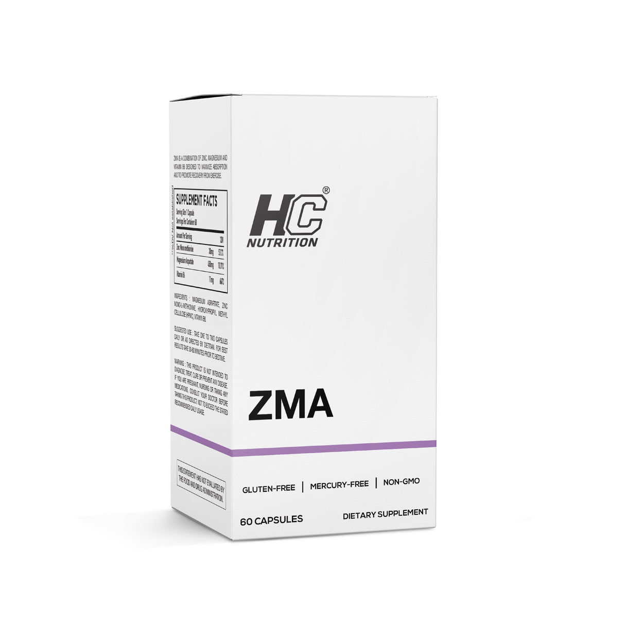 HC Nutrition ZMA | 60 Capsules