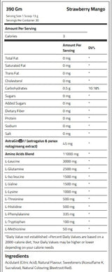 Laperva Amino EAA + Glutamine, Strawberry Mango, 390 Gm, 11000 mg Amino Acids