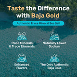 Baja Gold Mineral Sea Salt - Natural Grain 454g
