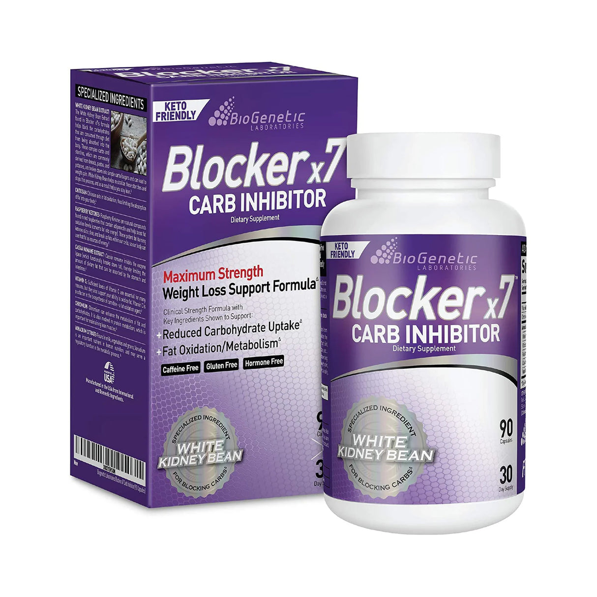 BioGenetic Lab - Blocker x7 Carb Inhibitor 90 Caps