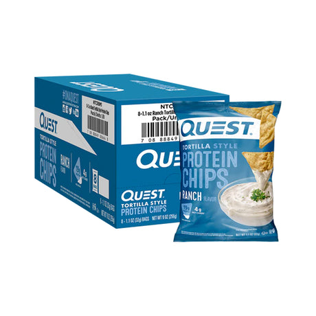 QUEST RANCH TORTILLA STYLE PROTEIN CHIPS