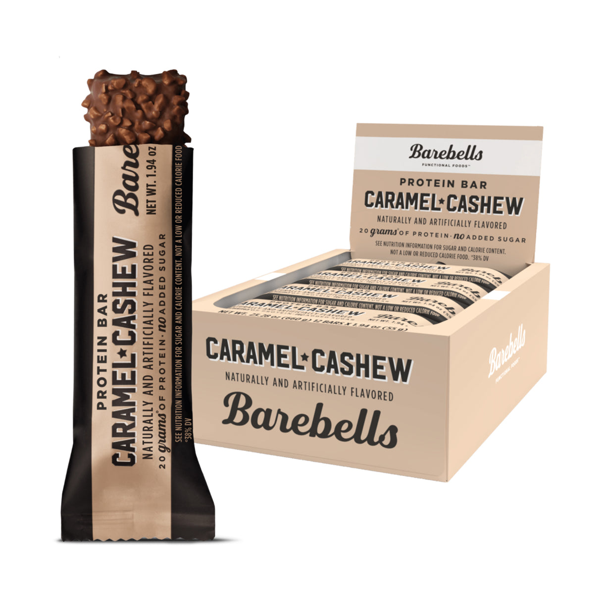 Barebells Caramel Cashew Protein Bar 55G