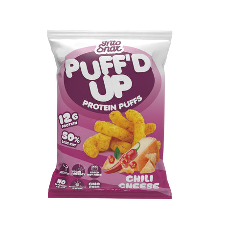 Into Snax Puffed Up Protein Puffs 60g