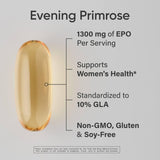 Sports Research Evening Primrose Unflavored 1300mg 120 Softgels