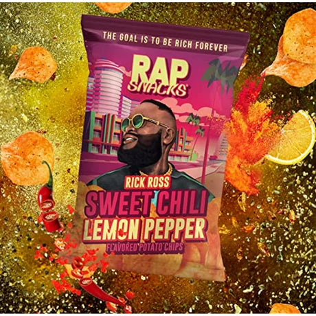 Rap Snacks Rick Ross Sweet Chili Lemon Pepper Potato Chips 71g