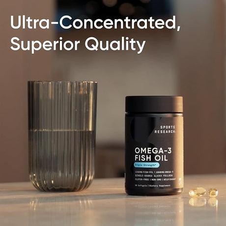 Sports Research Omega 3 Fish Oil 1250mg 30 Softgels