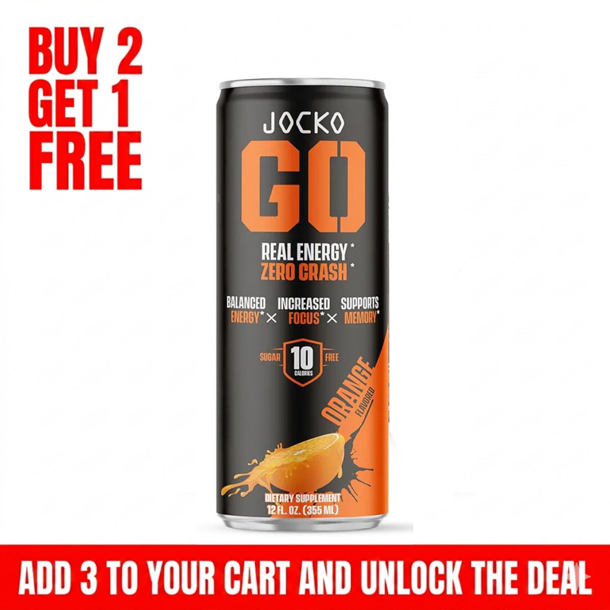 Jocko GO Energy Drink Energy Boost 355ml