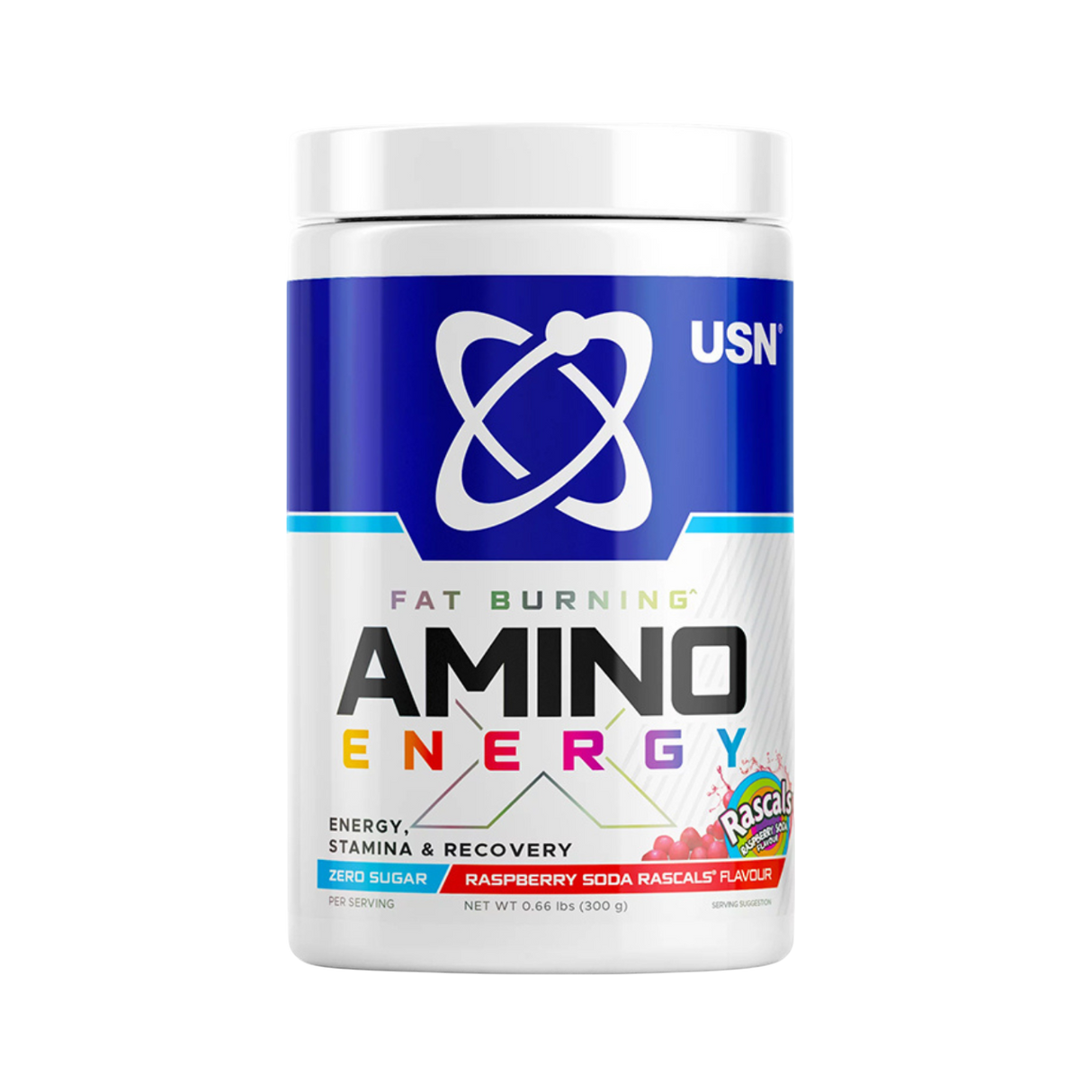 USN Amino X Raspberry Soda Rascal 300 g