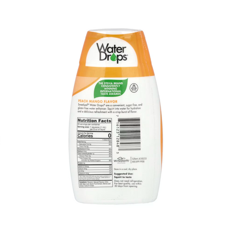 Sweet Leaf Mango Stevia Drops Peach 1.7 oz