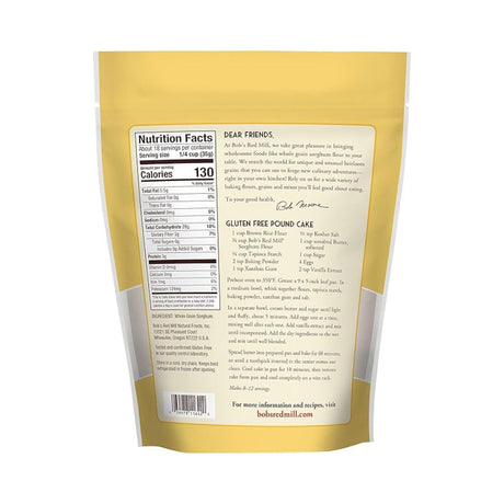 Bob’s Red Mill Sorghum Flour 624g