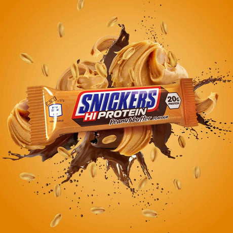SNICKERS HI-PROTEIN BAR PEANUT BUTTER  (Box of 12 Bars)