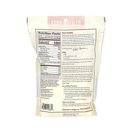 Bob’s Red Mill Gluten-Free Vanilla Yellow Cake Mix 539g
