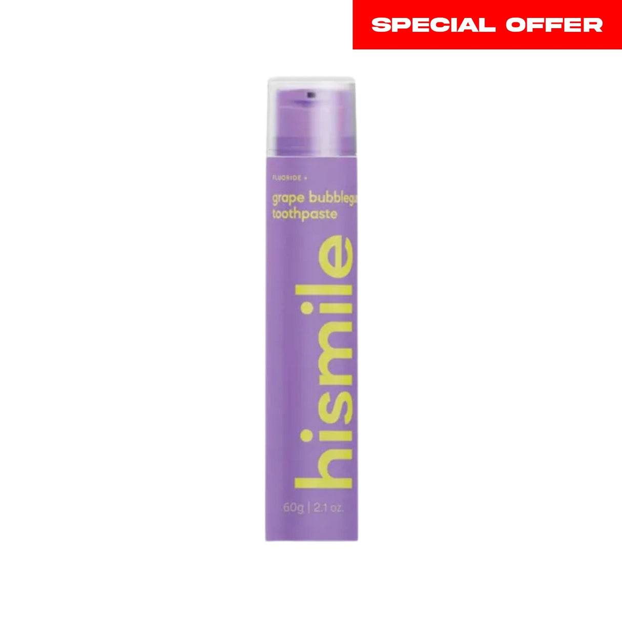Hismile Grape Bubblegum Flavor Toothpaste