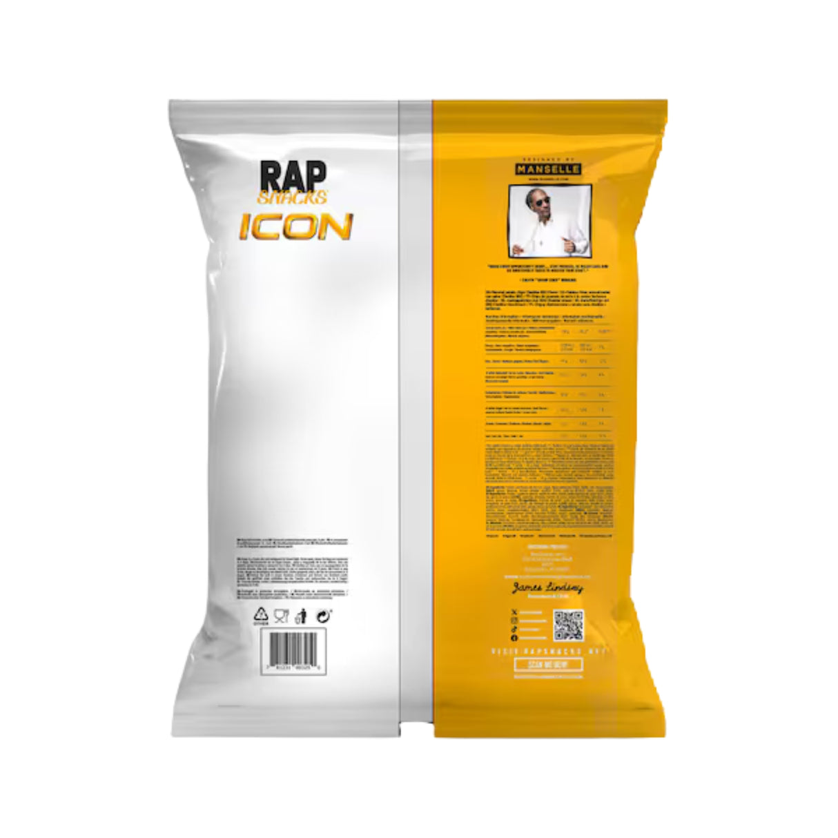 Rap Snacks Icon O.G. Bar-B-Que Cheddar Snoop Dogg Potato Chips 71g