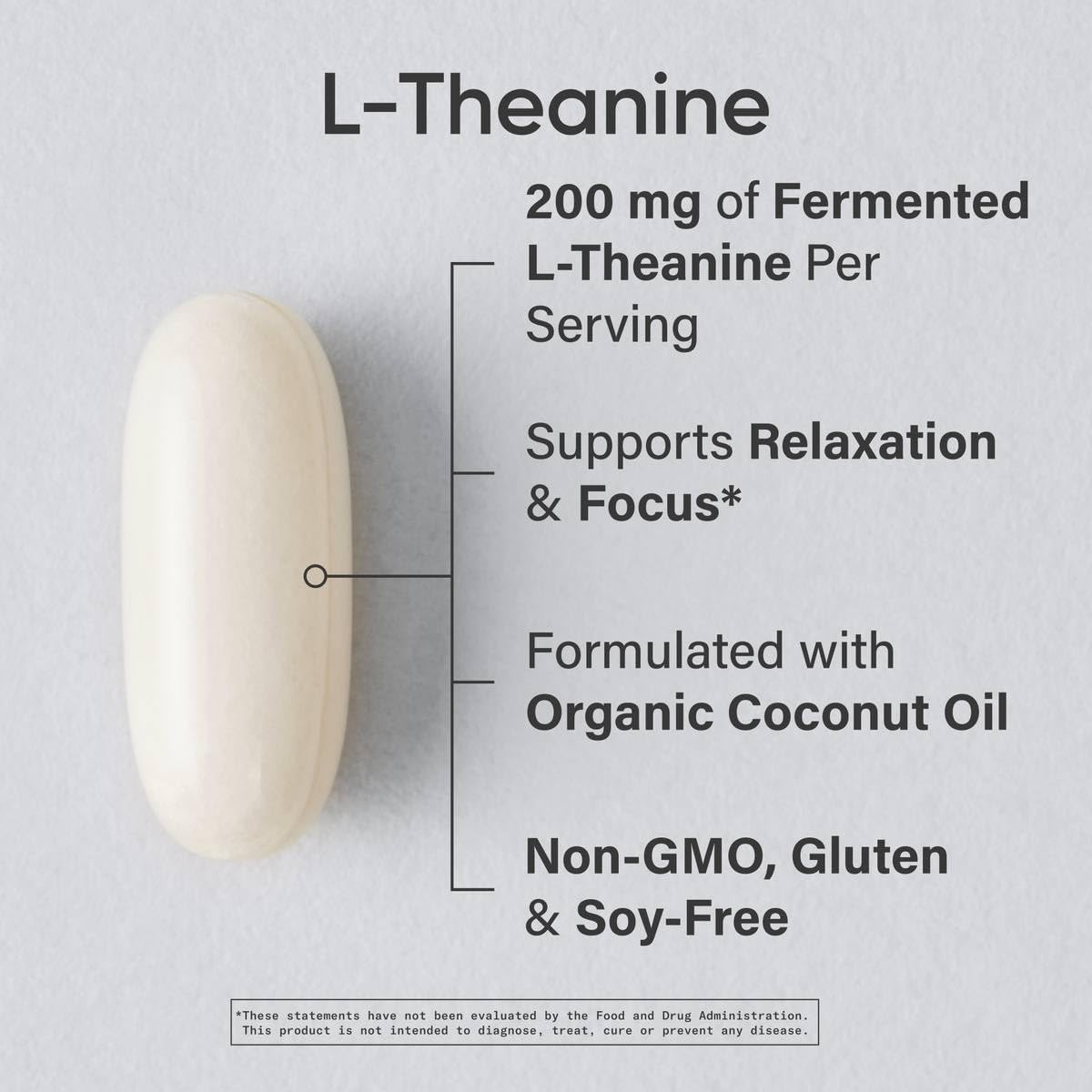 Sports Research L-Theanine Suntheanine 200mg 60 softgels