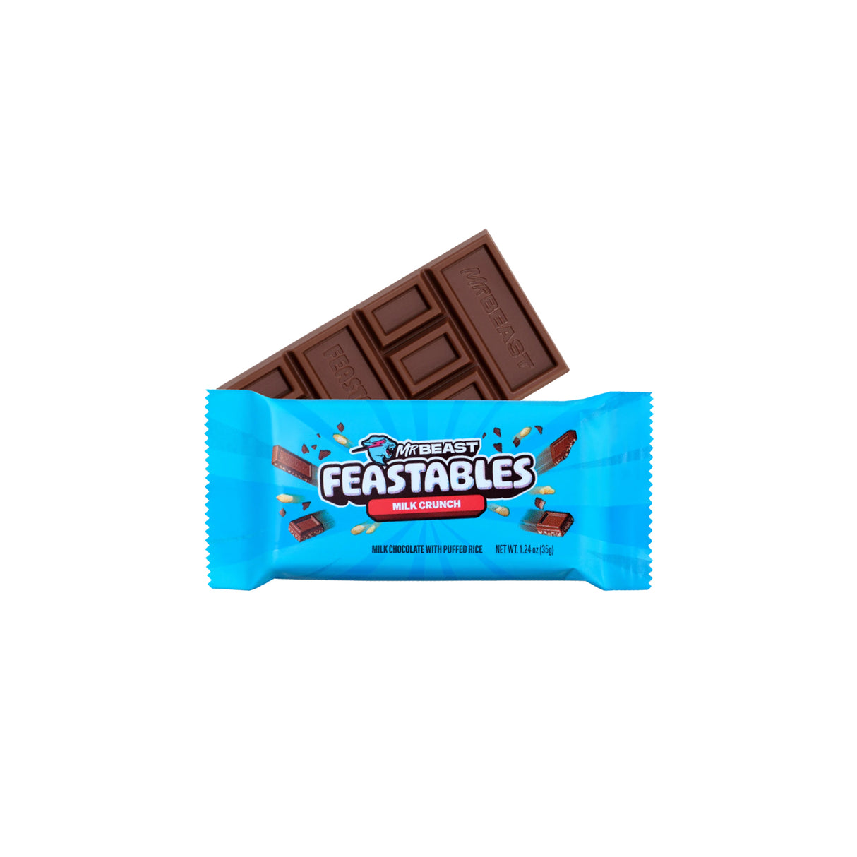 Feastables MrBeast Chocolate Bar Milk Crunch (60g)