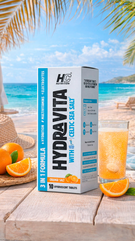 HC Nutrition Hydra Vita Hydration + Multivitamins +Electrolytes Effervescent Tablets