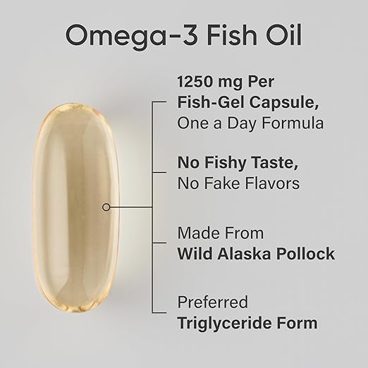Sport Research Omega-3 Fish Oil Alaska Omega 1250 mg 90 Softgels