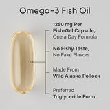 Sport Research Omega-3 Fish Oil Alaska Omega 1250 mg 90 Softgels