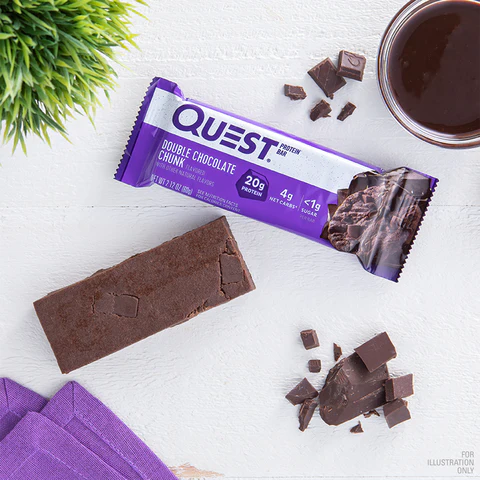 QUEST DOUBLE CHOCOLATE CHUNK PROTEIN BARS - Klouds
